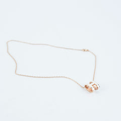 Hermes Pop H PL White Necklace