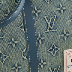 Louis Vuitton Keepall Bandouliere Denim 50