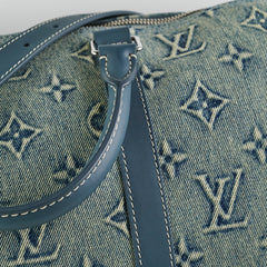 Louis Vuitton Keepall Bandouliere Denim 50