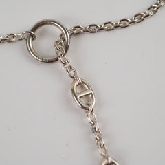 Hermes Farandole Silver Long Necklace 120 cm