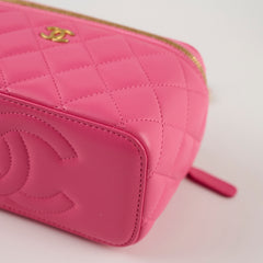 Chanel Pink Vanity Coco Chain (microchip)