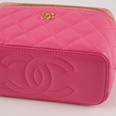 Chanel Pink Vanity Coco Chain (microchip)
