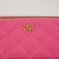 Chanel Pink Vanity Coco Chain (microchip)