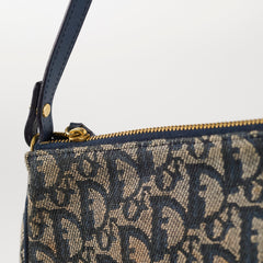 Christian Dior Vintage Saddle Pouch Blue