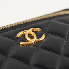 Chanel Vanity with Mirror Crossbody Black Microchipped