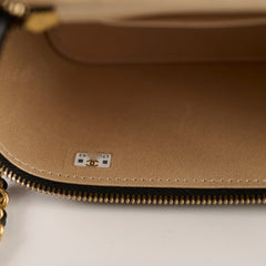 Chanel Vanity with Mirror Crossbody Black Microchipped