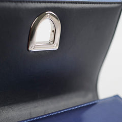 Dior Mini Diorama Blue Metallic