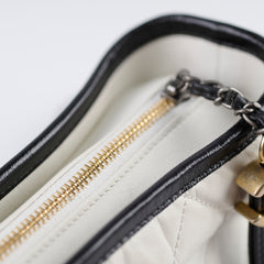 Chanel Small Grabrielle Bag White/Black