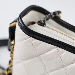 Chanel Small Grabrielle Bag White/Black