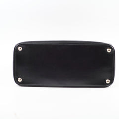 Prada Large Leather Tote Black