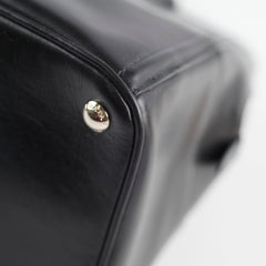 Prada Large Leather Tote Black