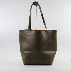 Loewe Medium Fold Tote Dark Khaki