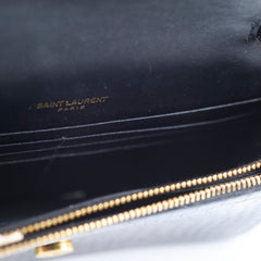 Saint Laurent Tassel Kate Chain Wallet WOC Black