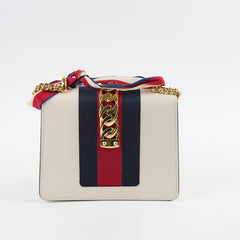Gucci Sylvie Small Chain Bag White/Ivory