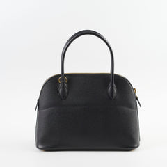 Hermes Bolide 27 Black Espom GHW