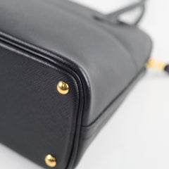 Hermes Bolide 27 Black Espom GHW