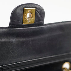 Chanel Medium/Large Double Classic Flap Black