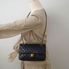 Chanel Medium/Large Double Classic Flap Black
