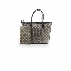 Louis Vuitton Denim Neverfull MM Grey