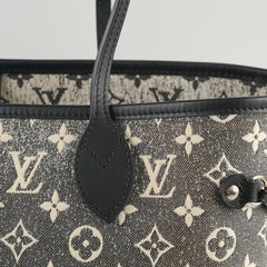 Louis Vuitton Denim Neverfull MM Grey