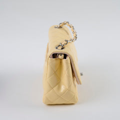 Chanel Mini Square Bag Patent Yellow