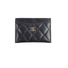 Chanel 5 Slot Caviar Black Cardholder - Series 29