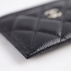 Chanel 5 Slot Caviar Black Cardholder - Series 29