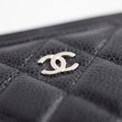 Chanel 5 Slot Caviar Black Cardholder - Series 29
