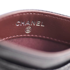 Chanel 5 Slot Caviar Black Cardholder - Series 29