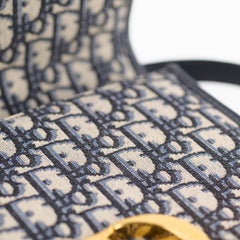 Christian Dior Montaigne 30 Navy Oblique