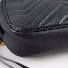 Gucci Mini Marmont Camera Bag Black