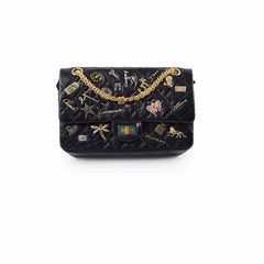 Chanel Reissue 2.55 Lucky Charms Small Black 24 Series
