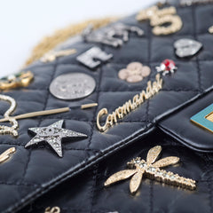 Chanel Reissue 2.55 Lucky Charms Small Black 24 Series