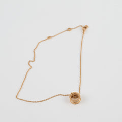 Bvlgari B.Zero1 with Diamonds Necklace Rose Gold