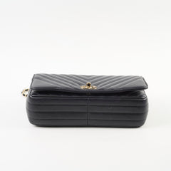 Chanel Small Statement Flap Chevron Black