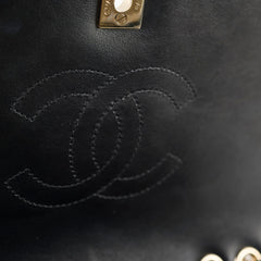 Chanel Small Statement Flap Chevron Black