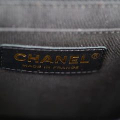 Chanel Small Statement Flap Chevron Black