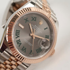 Rolex Datejust Oystersteel and Everose Gold 41MM Watch 2024 126331
