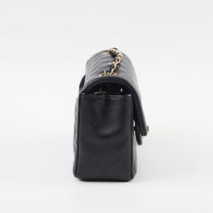 Chanel Mini Rectangular Lambskin Black Microchip