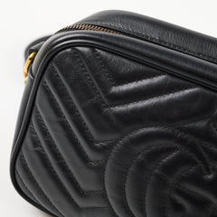 Gucci Small Marmont Camera Bag Black