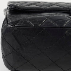 Chanel Reissue 2.55 Large (227 size) Black Calfskin RHW