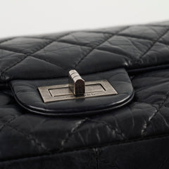 Chanel Reissue 2.55 Large (227 size) Black Calfskin RHW
