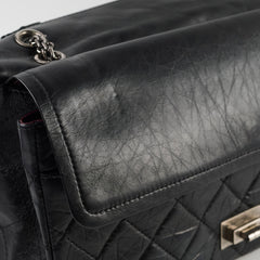 Chanel Reissue 2.55 Large (227 size) Black Calfskin RHW