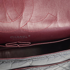 Chanel Reissue 2.55 Large (227 size) Black Calfskin RHW
