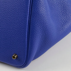 Hermes Picotin 22 Blue Electric GHW A Stamp