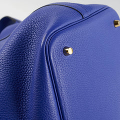 Hermes Picotin 22 Blue Electric GHW A Stamp