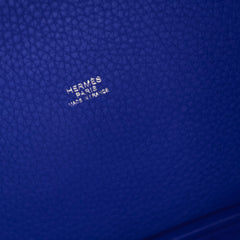 Hermes Picotin 22 Clemence Blue Electric A Stamp