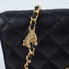 Chanel Turn-lock WOC with Charms Black Caviar