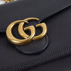Gucci Marmont Wallet on Chain Black