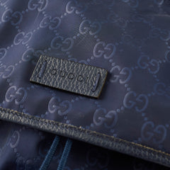 Gucci Guccissima Nylon Backpack Blue